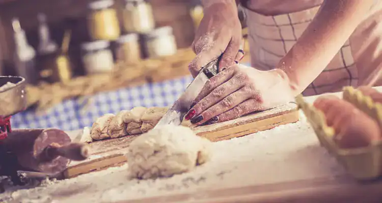 Bakery MarketPlace showcasing fresh bread and baked goods for your event.